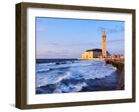 Hassan Ii Mosque in Casablanca-Karol Kozlowski-Framed Photographic Print