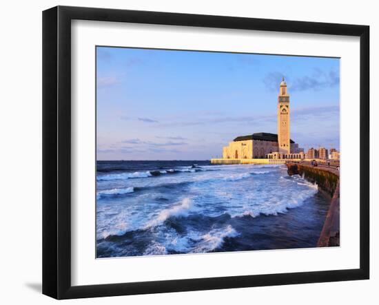 Hassan Ii Mosque in Casablanca-Karol Kozlowski-Framed Photographic Print