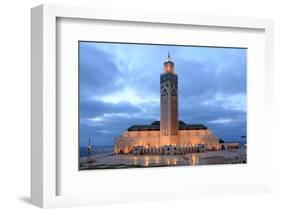 Hassan Ii Mosque in Casablanca-p.lange-Framed Photographic Print