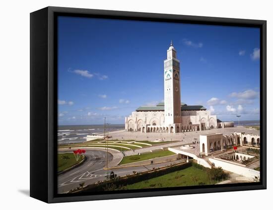 Hassan II Mosque, the Third Largest Mosque in the World, Casablanca, Morocco, North Africa, Africa-Gavin Hellier-Framed Stretched Canvas