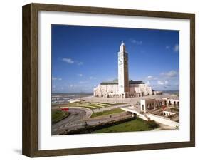 Hassan II Mosque, the Third Largest Mosque in the World, Casablanca, Morocco, North Africa, Africa-Gavin Hellier-Framed Photographic Print