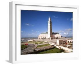 Hassan II Mosque, the Third Largest Mosque in the World, Casablanca, Morocco, North Africa, Africa-Gavin Hellier-Framed Photographic Print