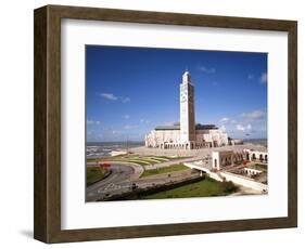 Hassan II Mosque, the Third Largest Mosque in the World, Casablanca, Morocco, North Africa, Africa-Gavin Hellier-Framed Photographic Print