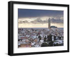 Hassan Ii Mosque, the Third Largest Mosque in the World, Casablanca, Morocco, North Africa-Gavin Hellier-Framed Premium Photographic Print