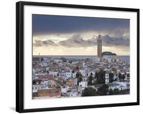 Hassan Ii Mosque, the Third Largest Mosque in the World, Casablanca, Morocco, North Africa-Gavin Hellier-Framed Photographic Print