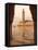 Hassan II Mosque Through Archway, Casablanca, Morocco, North Africa, Africa-Vincenzo Lombardo-Framed Stretched Canvas