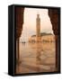 Hassan II Mosque Through Archway, Casablanca, Morocco, North Africa, Africa-Vincenzo Lombardo-Framed Stretched Canvas