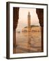 Hassan II Mosque Through Archway, Casablanca, Morocco, North Africa, Africa-Vincenzo Lombardo-Framed Photographic Print