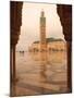 Hassan II Mosque Through Archway, Casablanca, Morocco, North Africa, Africa-Vincenzo Lombardo-Mounted Photographic Print