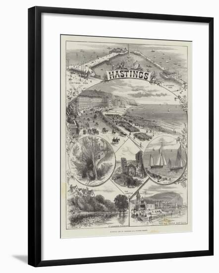 Hastings and St Leonards as a Winter Resort-Thomas Sulman-Framed Giclee Print