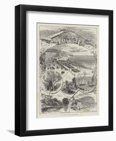 Hastings and St Leonards as a Winter Resort-Thomas Sulman-Framed Giclee Print