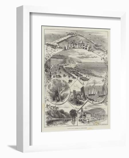 Hastings and St Leonards as a Winter Resort-Thomas Sulman-Framed Giclee Print