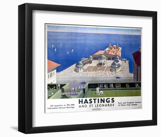 Hastings and St. Leonards, BR (SR), c.1959-null-Framed Art Print