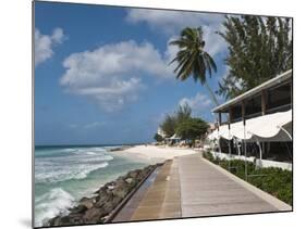 Hastings Beach Boardwalk, Barbados, Windward Islands, West Indies, Caribbean, Central America-Michael DeFreitas-Mounted Photographic Print