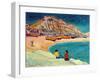 Hastings: Beach Scene-Robert Tyndall-Framed Giclee Print