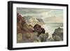 Hastings Beach (W/C)-Joshua Cristall-Framed Giclee Print