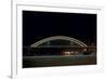 Hastings Bridge Illuminated at Night-jrferrermn-Framed Photographic Print