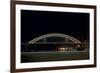 Hastings Bridge Illuminated at Night-jrferrermn-Framed Photographic Print