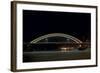 Hastings Bridge Illuminated at Night-jrferrermn-Framed Photographic Print