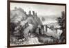 Hastings Castle from the Revd W. Wallinger's Plantation, engraved by R. Martin-Thomas Ross-Framed Giclee Print