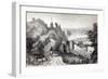 Hastings Castle from the Revd W. Wallinger's Plantation, engraved by R. Martin-Thomas Ross-Framed Giclee Print