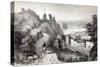 Hastings Castle from the Revd W. Wallinger's Plantation, engraved by R. Martin-Thomas Ross-Stretched Canvas