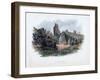 Hastings Castle, Sussex, 1895-C Wilkinson-Framed Giclee Print