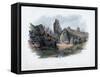 Hastings Castle, Sussex, 1895-C Wilkinson-Framed Stretched Canvas