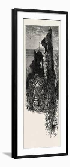Hastings Castle, the South Coast, UK, 19th Century-null-Framed Giclee Print