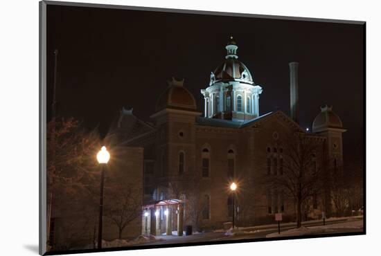 Hastings City Hall at Night-jrferrermn-Mounted Photographic Print