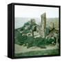 Hastings (England), the Castle-Leon, Levy et Fils-Framed Stretched Canvas