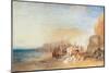 Hastings: Fish Market on the Sands, Early Morning, 1824-J M W Turner-Mounted Giclee Print