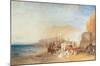 Hastings: Fish Market on the Sands, Early Morning, 1824-J M W Turner-Mounted Giclee Print