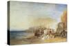 Hastings: Fish Market on the Sands, Early Morning, 1824-J. M. W. Turner-Stretched Canvas