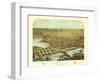 Hastings, Minnesota - Panoramic Map-Lantern Press-Framed Art Print