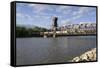 Hastings Railroad Lift Bridge-jrferrermn-Framed Stretched Canvas