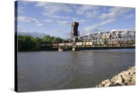 Hastings Railroad Lift Bridge-jrferrermn-Stretched Canvas