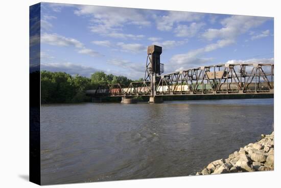 Hastings Railroad Lift Bridge-jrferrermn-Stretched Canvas