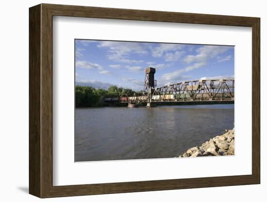 Hastings Railroad Lift Bridge-jrferrermn-Framed Photographic Print