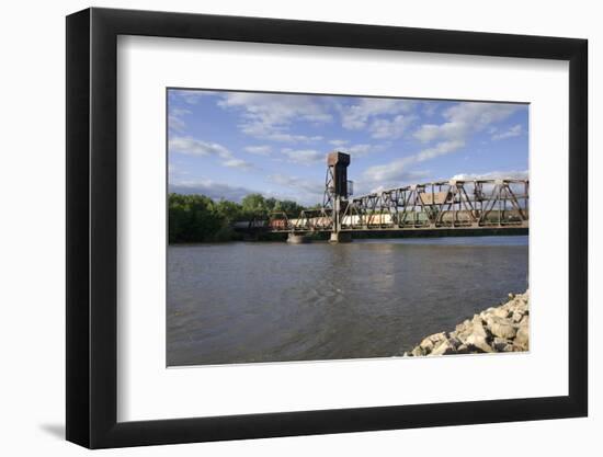 Hastings Railroad Lift Bridge-jrferrermn-Framed Photographic Print