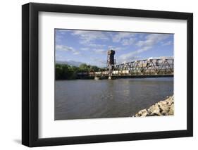 Hastings Railroad Lift Bridge-jrferrermn-Framed Photographic Print