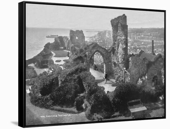 'Hastings. The Castle', 1907-Photochrom Co Ltd of London-Framed Stretched Canvas