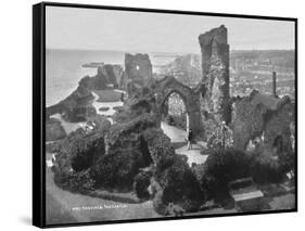 'Hastings. The Castle', 1907-Photochrom Co Ltd of London-Framed Stretched Canvas