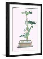 Hasu (Lotus) In Sunabachi-Josiah Conder-Framed Art Print