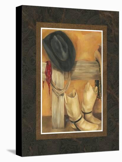 Hat and Boots-Jennifer Goldberger-Stretched Canvas
