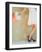 Hat Box Girl 1-Mandy Lynne-Framed Art Print