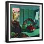 "Hat Bridge", January 25, 1958-Thornton Utz-Framed Giclee Print