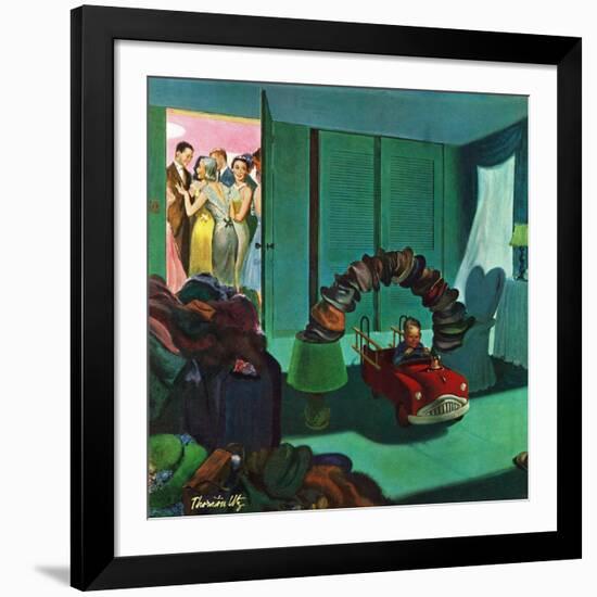 "Hat Bridge", January 25, 1958-Thornton Utz-Framed Giclee Print