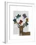 Hat Collector Deer-Fab Funky-Framed Art Print