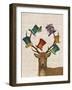 Hat Collector Deer-Fab Funky-Framed Art Print